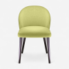 Nora round wooden legs