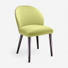 Nora round wooden legs